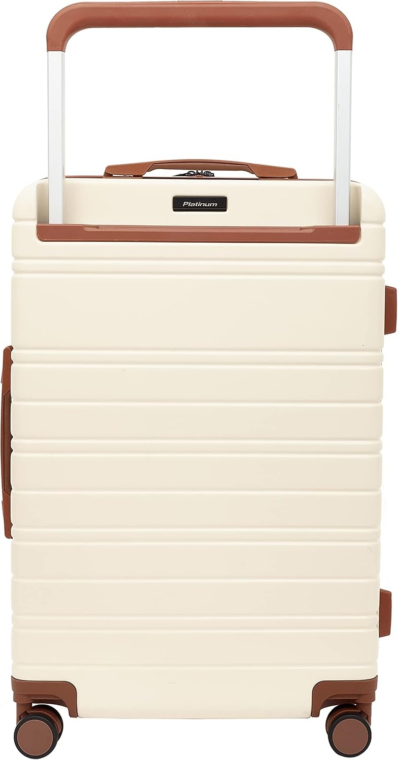 image:imageTravelers Club 2PC or 20 Navigate Luggage Set Burgundy 2PC SetIvory