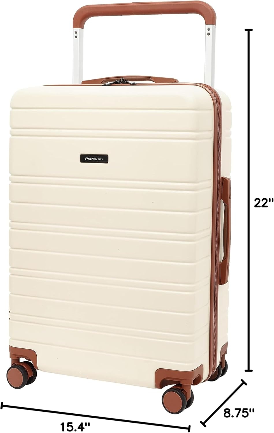 image:imageTravelers Club 2PC or 20 Navigate Luggage Set Burgundy 2PC SetIvory