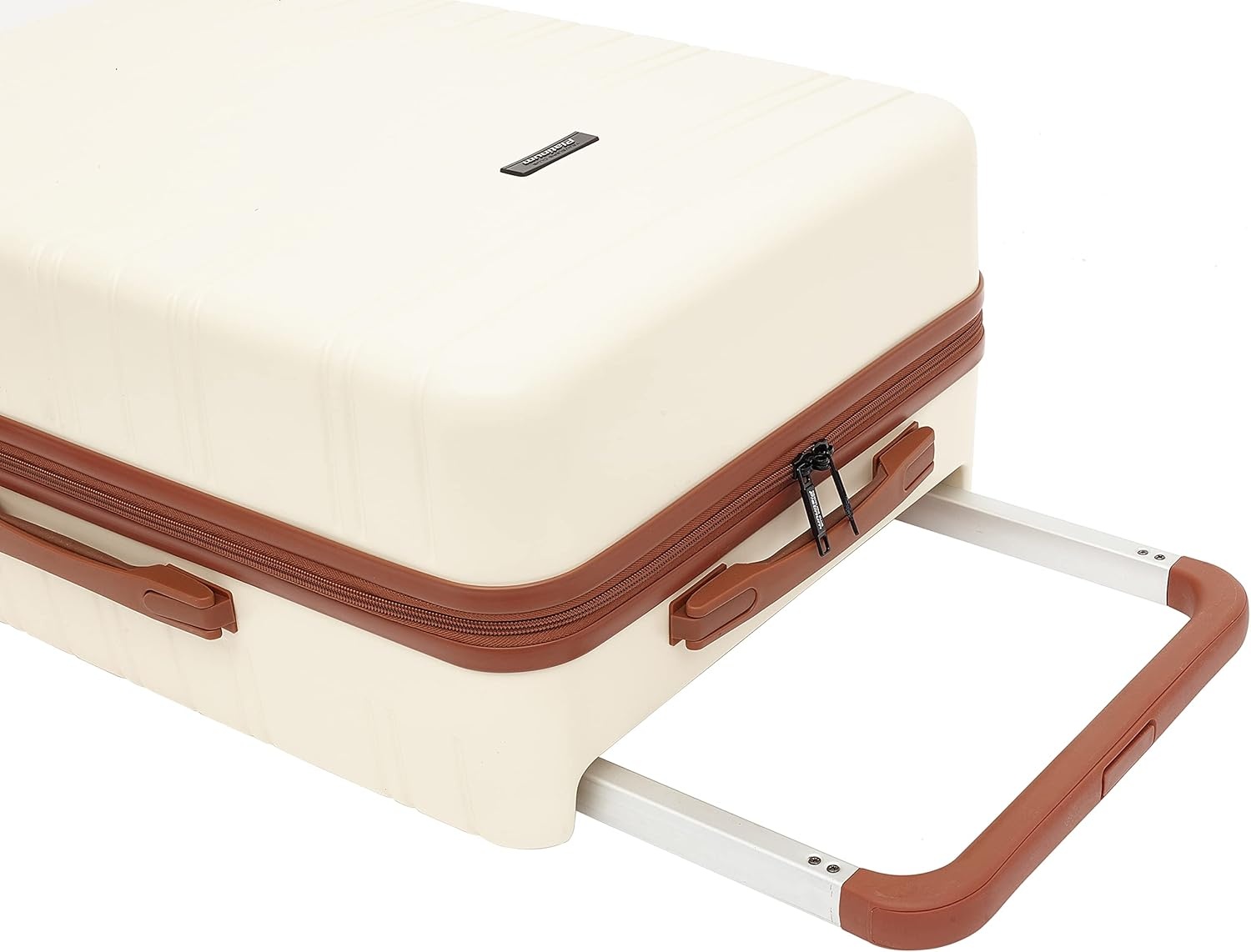 image:imageTravelers Club 2PC or 20 Navigate Luggage Set Burgundy 2PC SetIvory