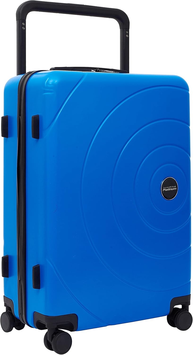 image:imageTravelers Club 2PC or 20 Odyssey Luggage Set Blush 20 CarryOnBlue