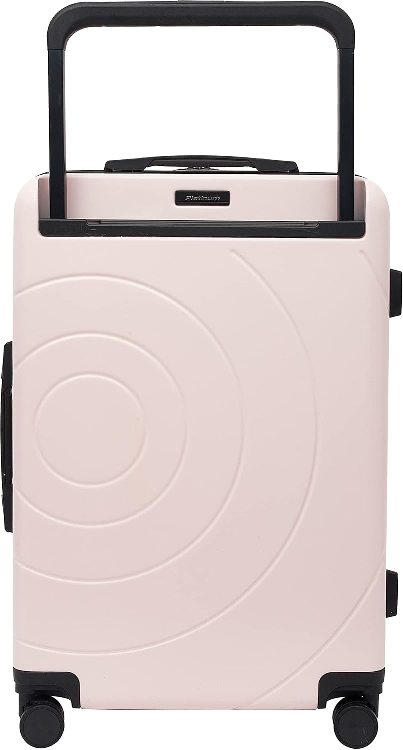 image:imageTravelers Club 2PC or 20 Odyssey Luggage Set Blush 20 CarryOnBlush