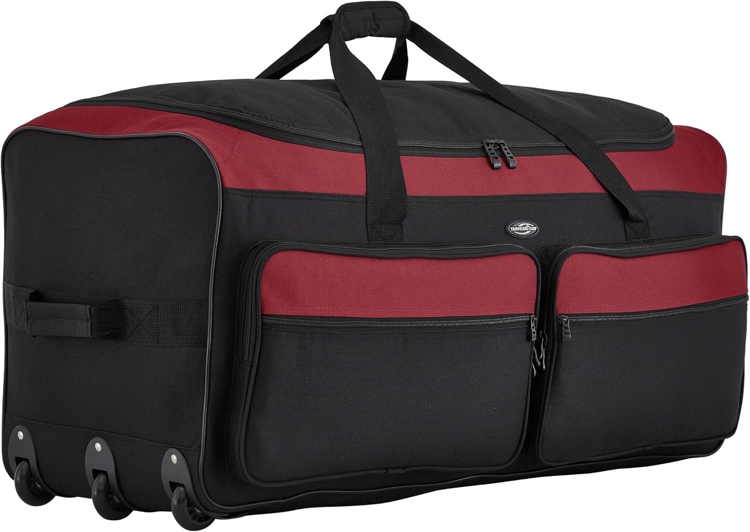 image:imageTravelers Club 36 Asgard 3Wheel Rolling Duffel BagRed
