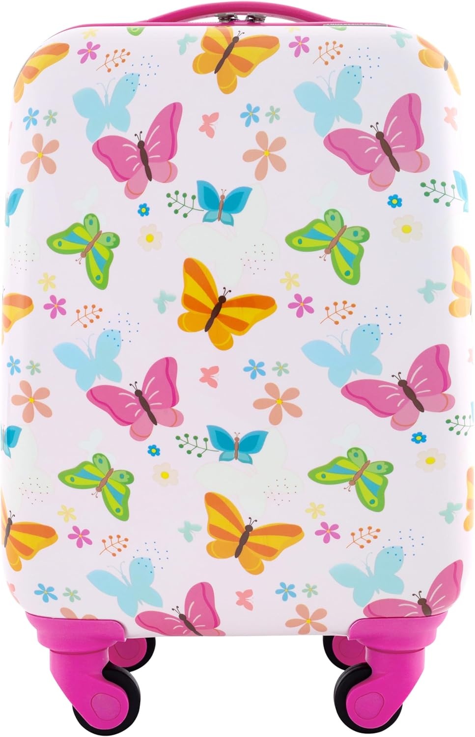 image:imageTravelers Club 5 Piece Kids Luggage Set ButterflyButterfly