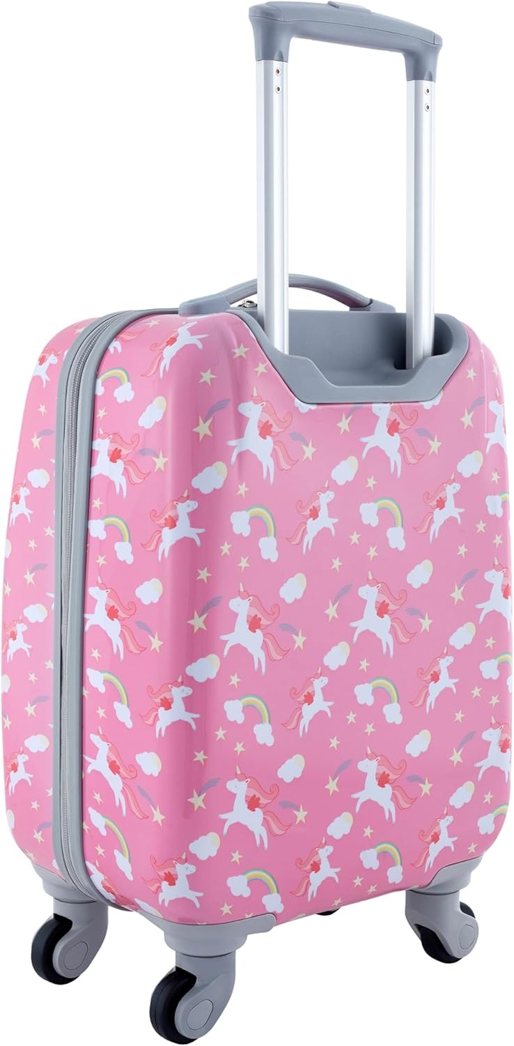 image:imageTravelers Club 5 Piece Kids Luggage Set ButterflyUnicorn