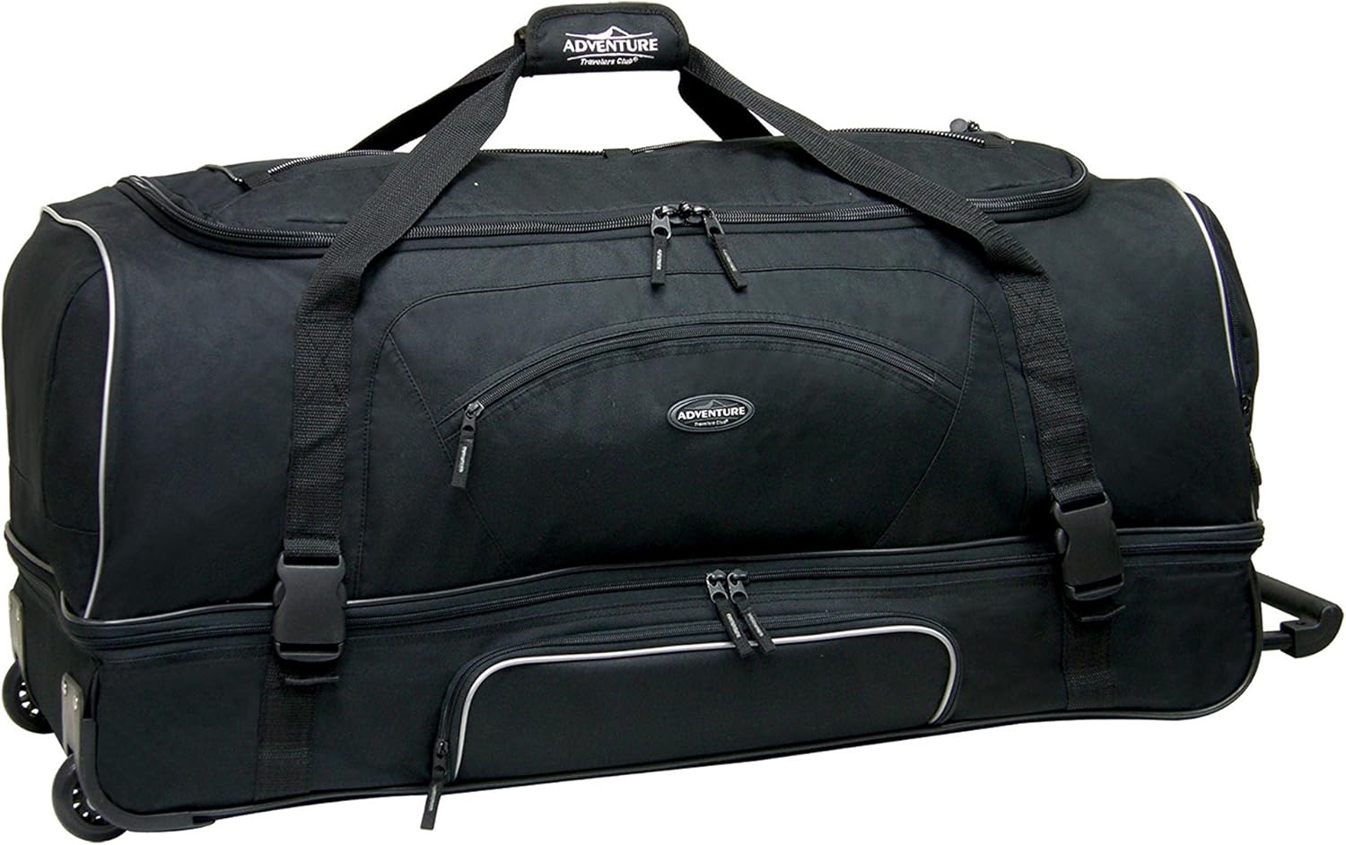 image:imageTravelers Club Adventure Rolling Travel Duffel BagBlack
