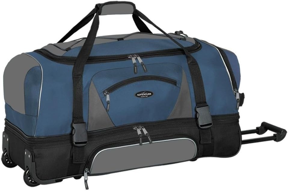 image:imageTravelers Club Adventure Rolling Travel Duffel BagBlue