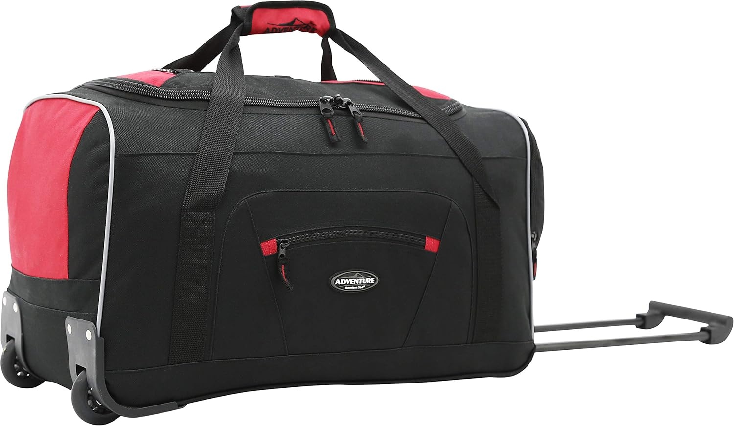 image:imageTravelers Club Adventure Rolling Travel Duffel BagRed