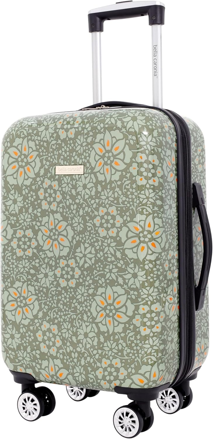 image:imageTravelers Club Unisex Bella Caronia Deluxe 20 3 Piece or 7 Piece Luggage amp Travel Accessories Set JamilaJamila