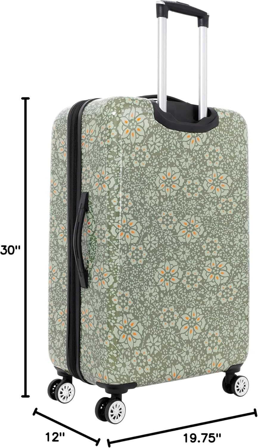 image:imageTravelers Club Unisex Bella Caronia Deluxe 20 3 Piece or 7 Piece Luggage amp Travel Accessories Set JamilaJamila