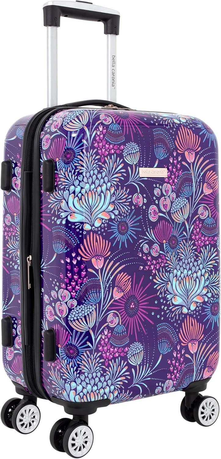 image:imageTravelers Club Unisex Bella Caronia Deluxe 20 3 Piece or 7 Piece Luggage amp Travel Accessories Set JamilaJardin