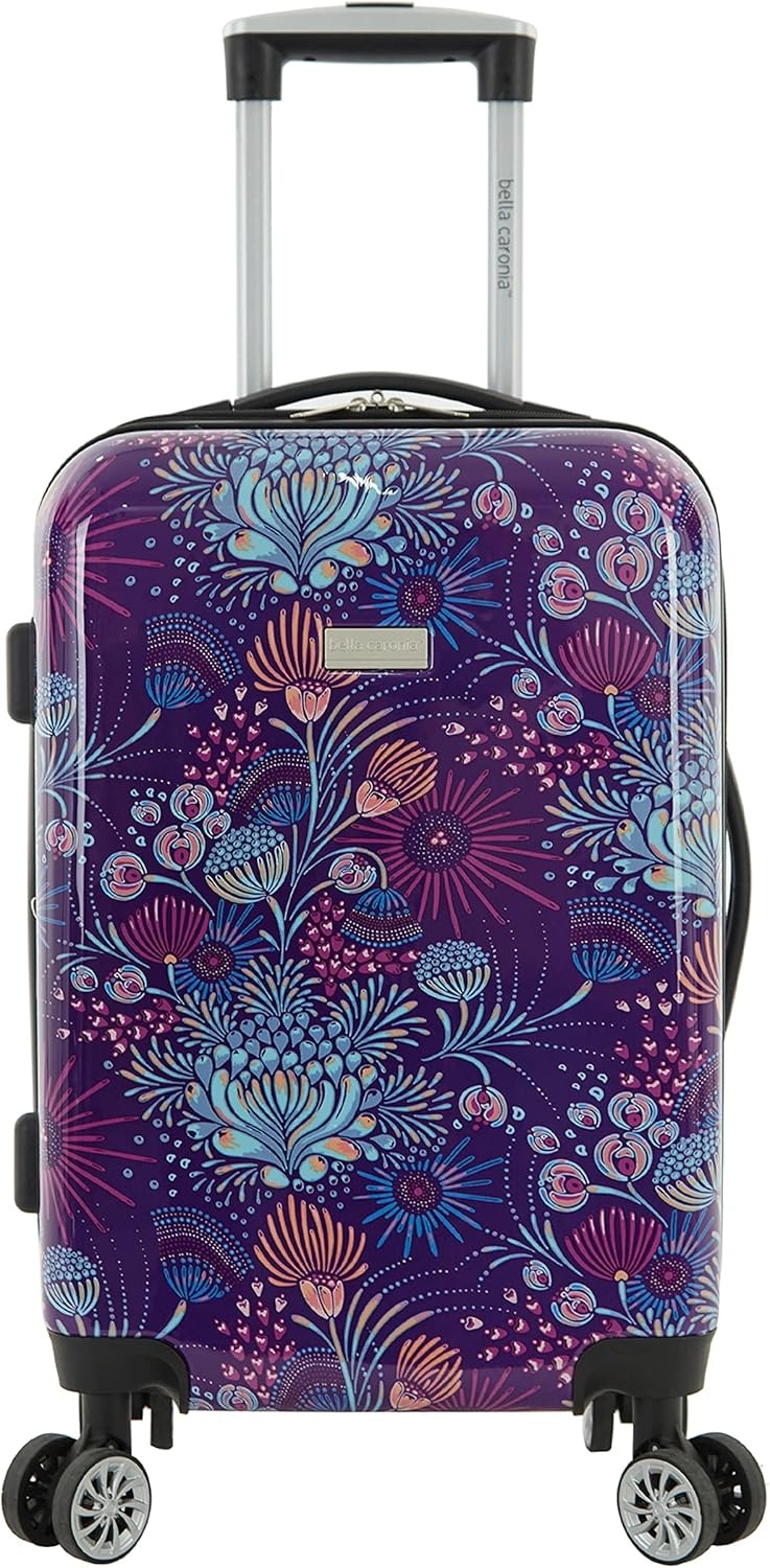 image:imageTravelers Club Unisex Bella Caronia Deluxe 20 3 Piece or 7 Piece Luggage amp Travel Accessories Set JamilaJardin