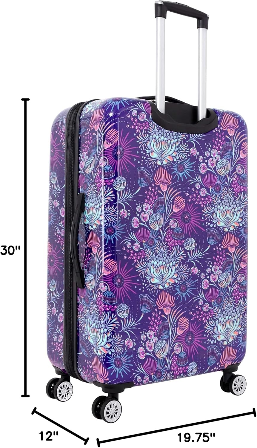 image:imageTravelers Club Unisex Bella Caronia Deluxe 20 3 Piece or 7 Piece Luggage amp Travel Accessories Set JamilaJardin