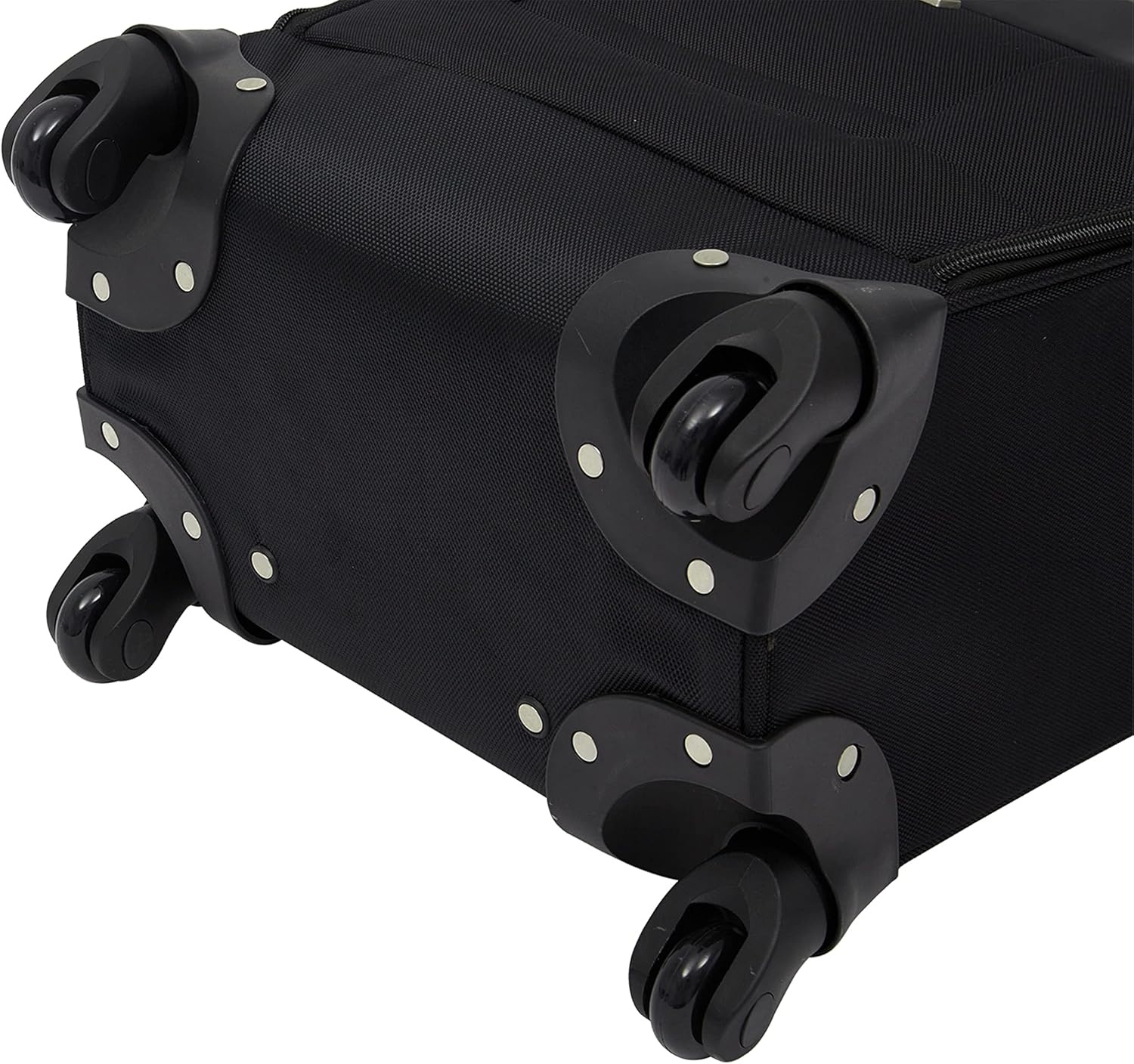 image:imageWrangler 17 Underseat Spinner CarryOn Luggage CharcoalBlack