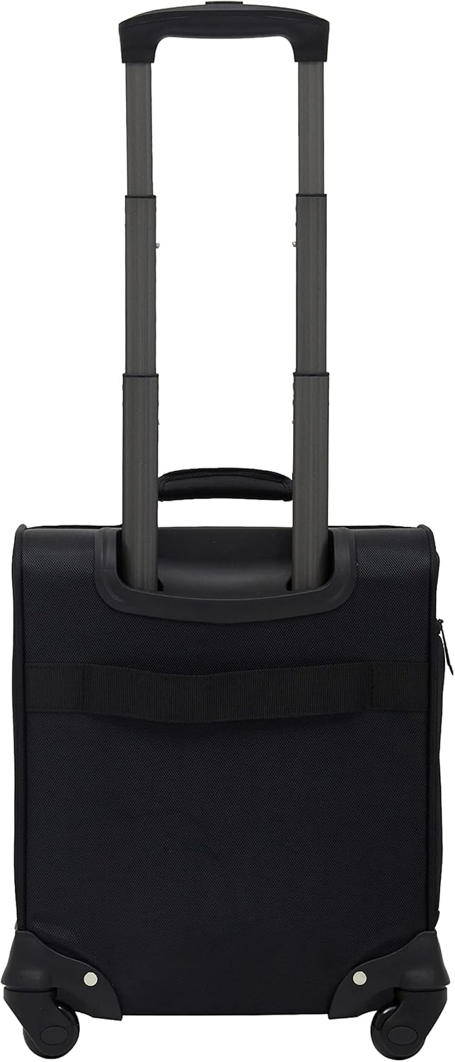 image:imageWrangler 17 Underseat Spinner CarryOn Luggage CharcoalBlack