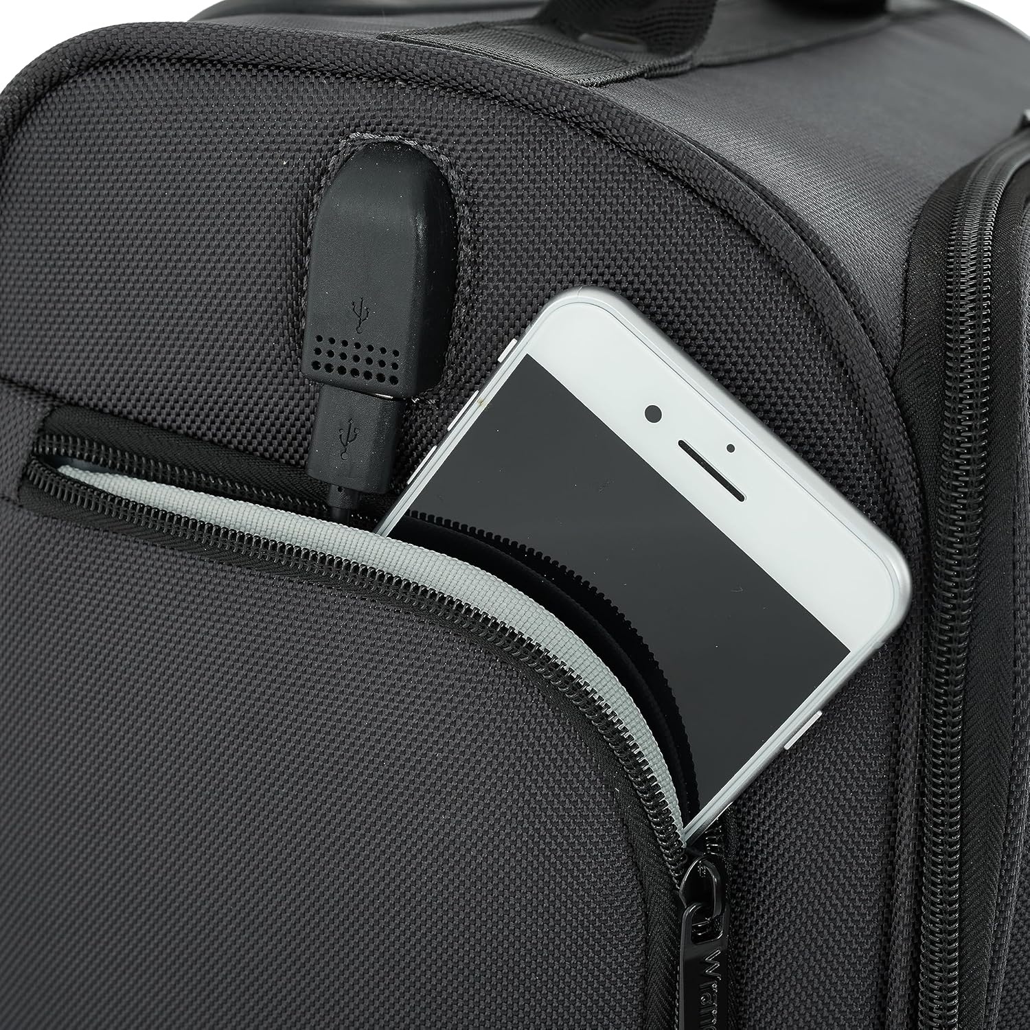 image:imageWrangler 17 Underseat Spinner CarryOn Luggage CharcoalCharcoal