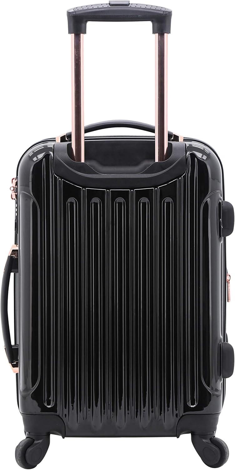 image:imagekensie 20 Alma CarryOn TSALock Spinner Luggage BlackBlack