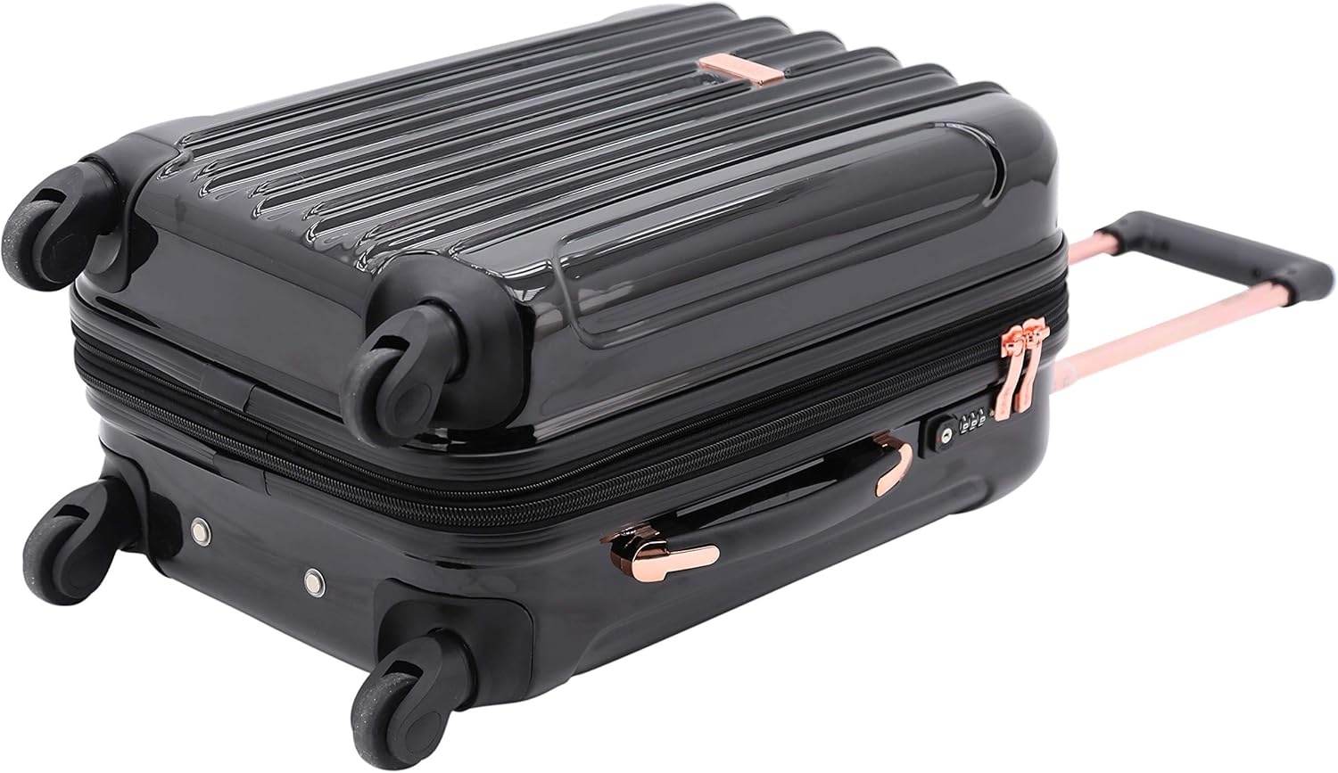 image:imagekensie 20 Alma CarryOn TSALock Spinner Luggage BlackBlack