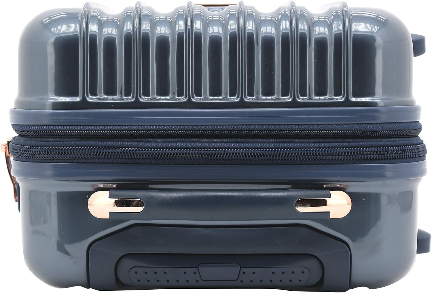image:imagekensie 20 Alma CarryOn TSALock Spinner Luggage BlackMidnight Blue