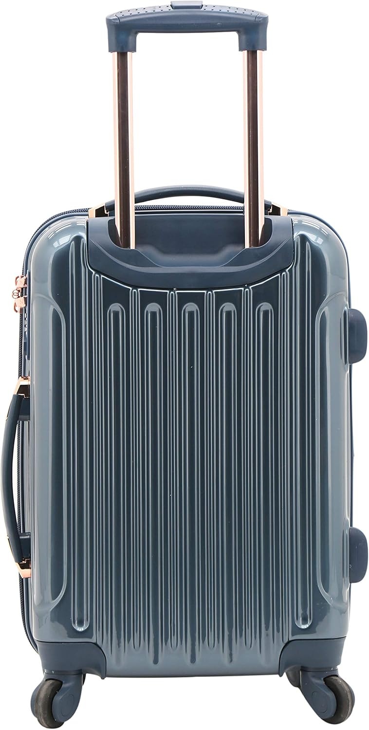 image:imagekensie 20 Alma CarryOn TSALock Spinner Luggage BlackMidnight Blue