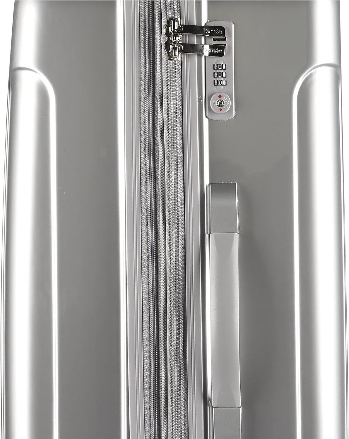 image:imagekensie 20 Alma CarryOn TSALock Spinner Luggage BlackSilver