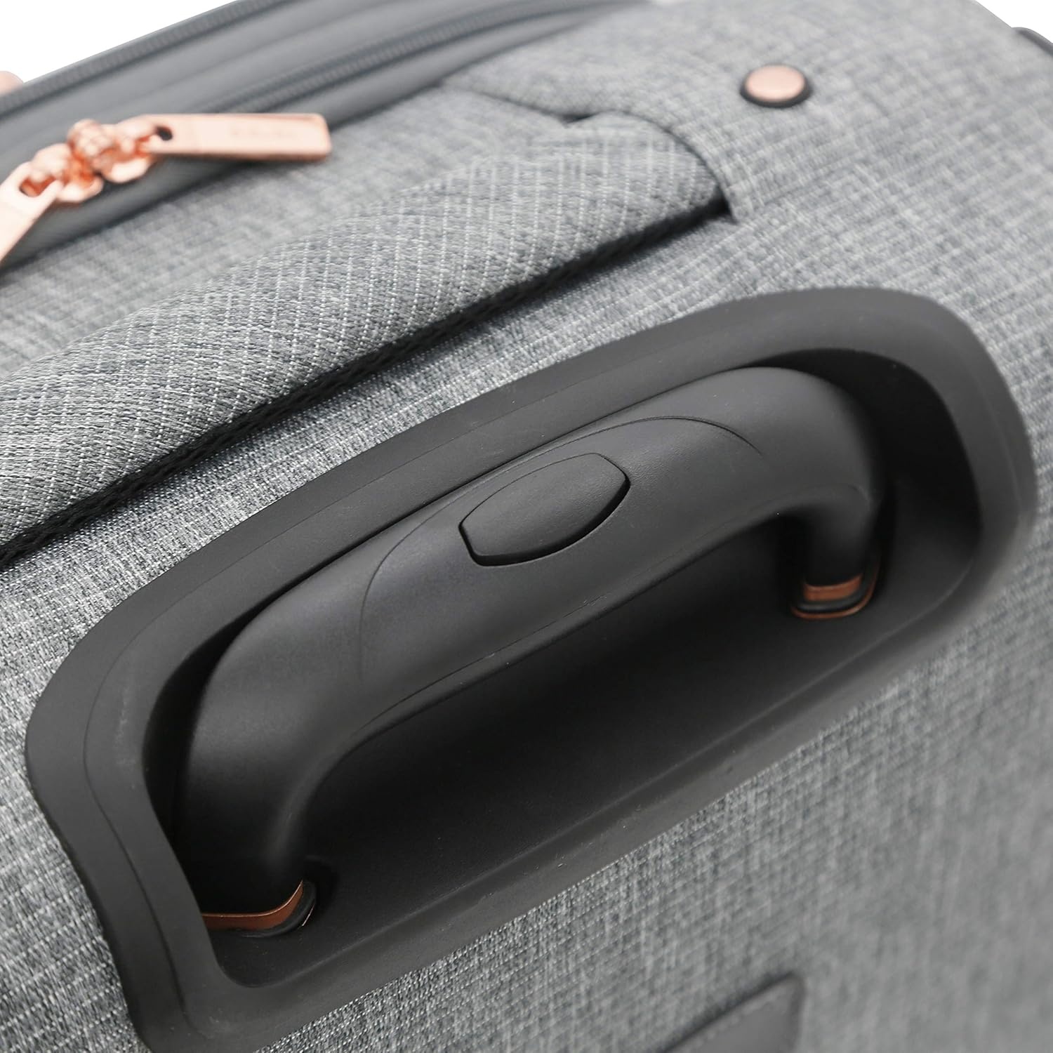 image:imagekensie Hudson Softside 3Piece Spinner Luggage Set Heather GrayHeather Gray
