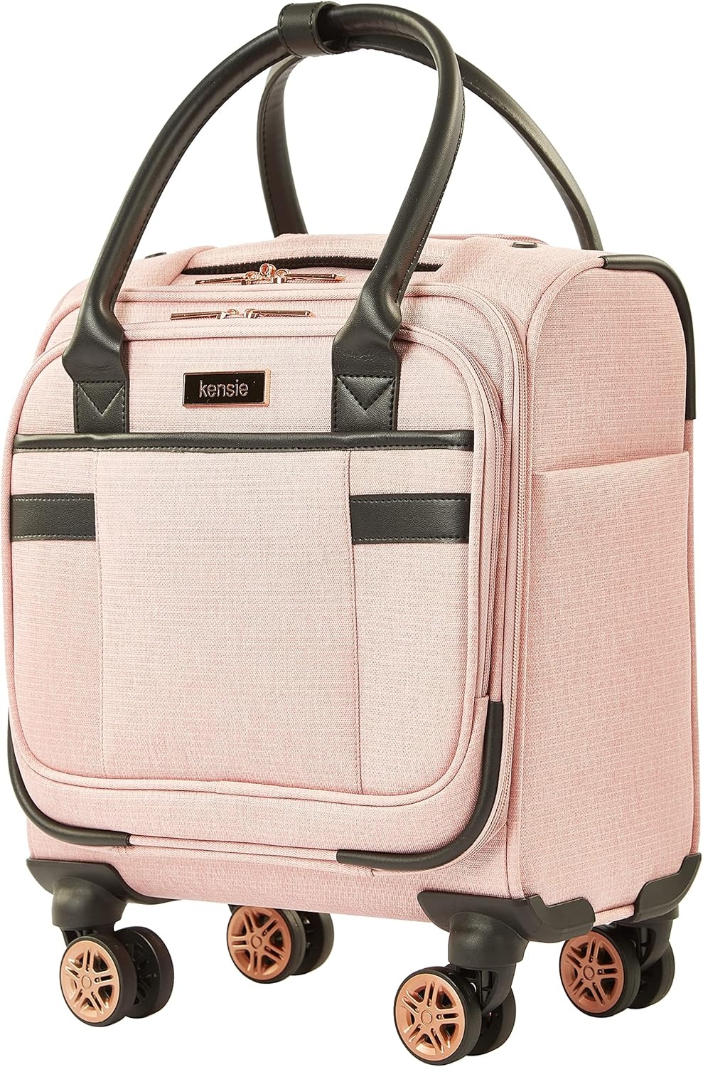 image:imagekensie Hudson Softside 3Piece Spinner Luggage Set Heather GrayRose