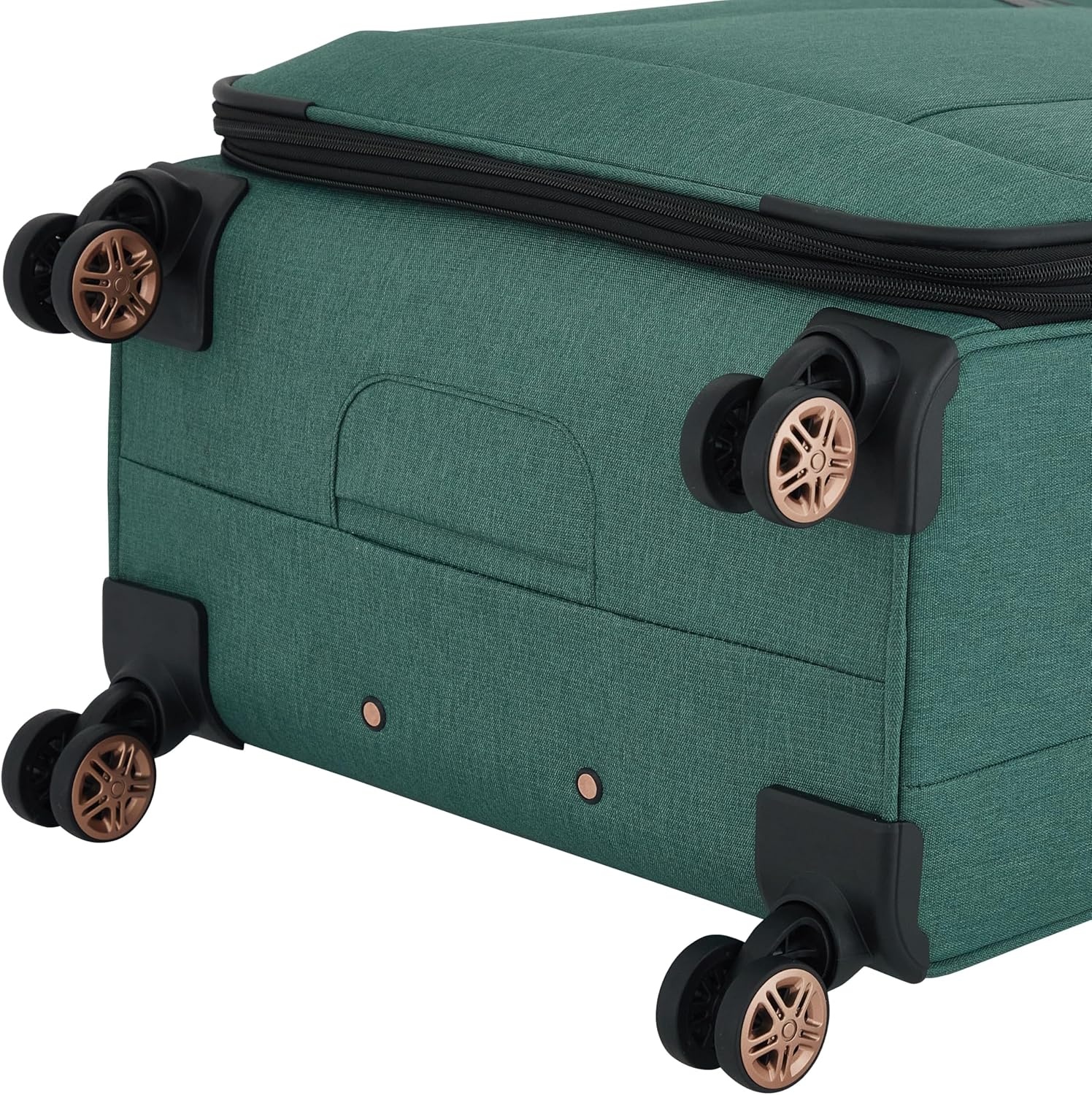 image:imagekensie Hudson Softside 3Piece Spinner Luggage Set Heather GraySmoke Pine