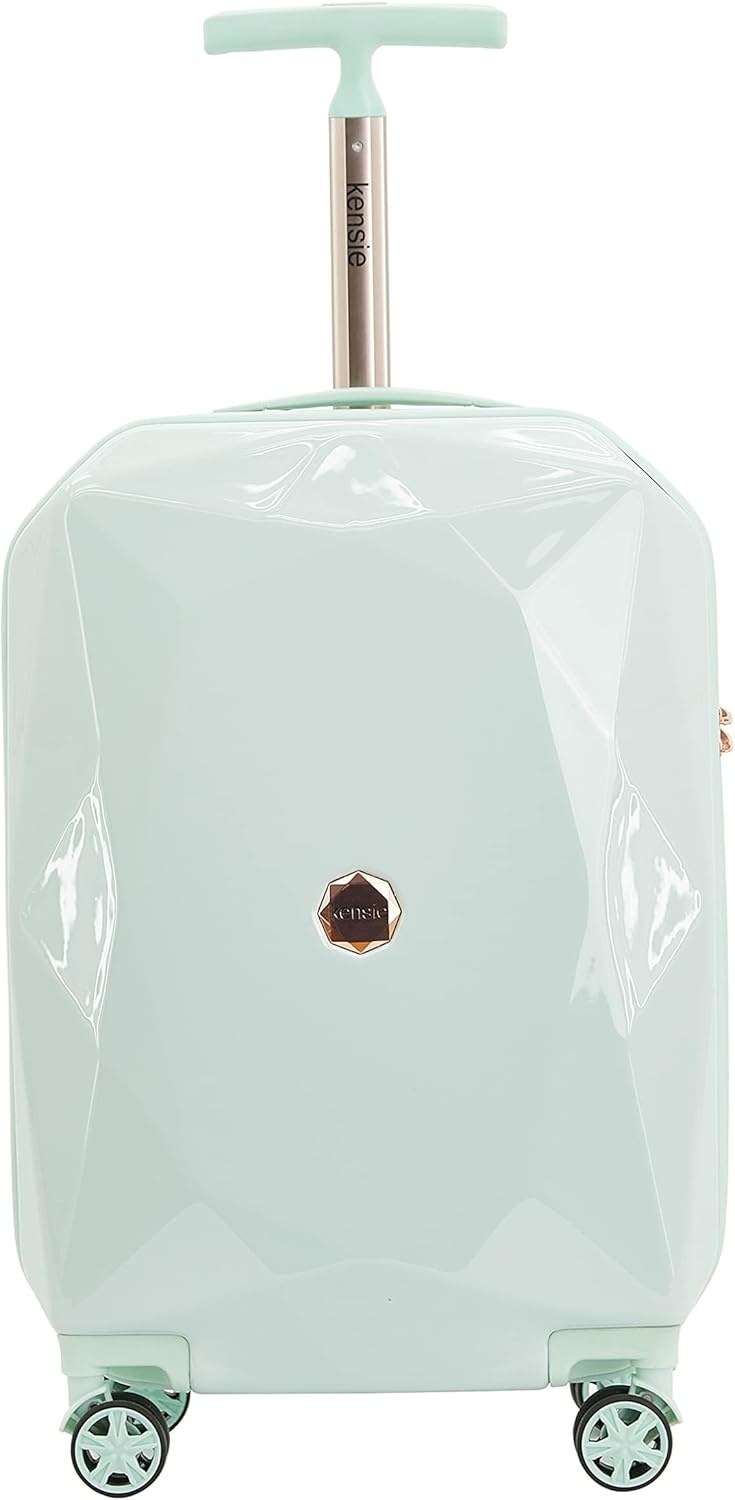 image:imagekensie Womens 2 Piece or 20 3D Gemstone Luggage Set Mint 2 PC 28Mint