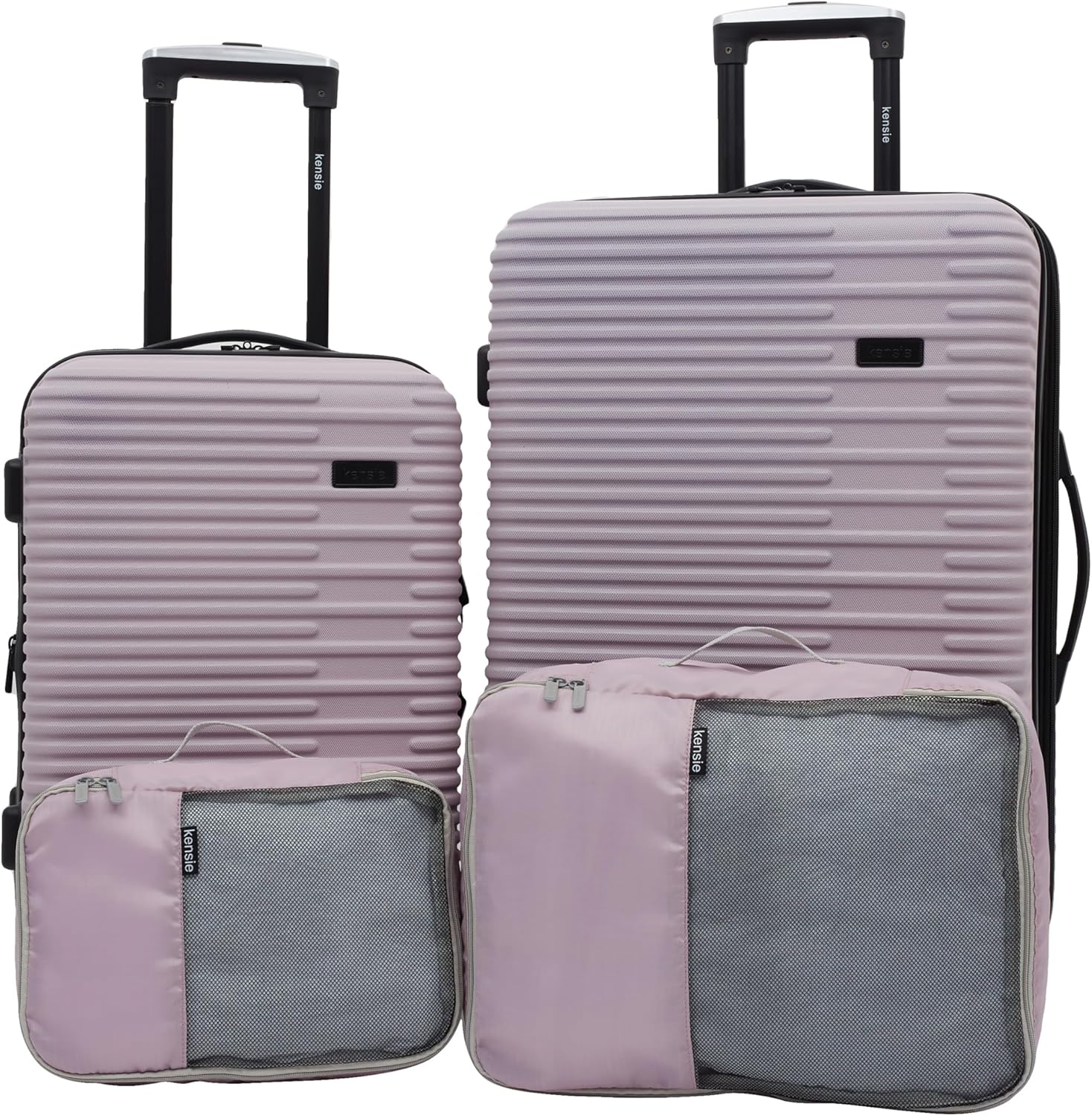 image:imagekensie Womens Hillsboro Luggage amp Travel Bags Set Green Granite 20 CarryOnBurnished Lilac