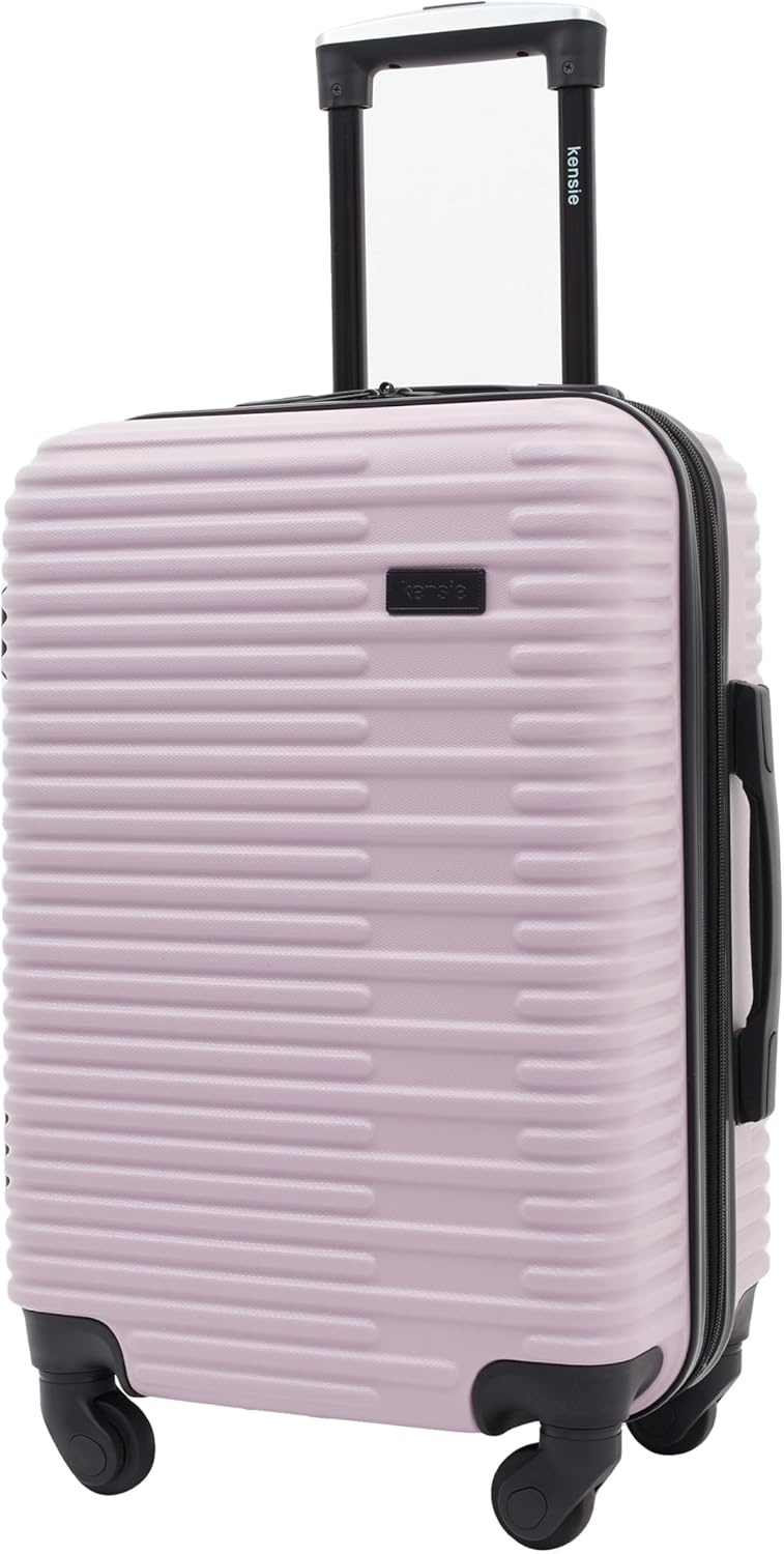 image:imagekensie Womens Hillsboro Luggage amp Travel Bags Set Green Granite 20 CarryOnBurnished Lilac