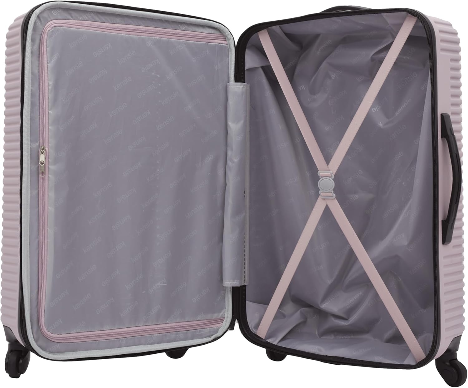 image:imagekensie Womens Hillsboro Luggage amp Travel Bags Set Green Granite 20 CarryOnBurnished Lilac