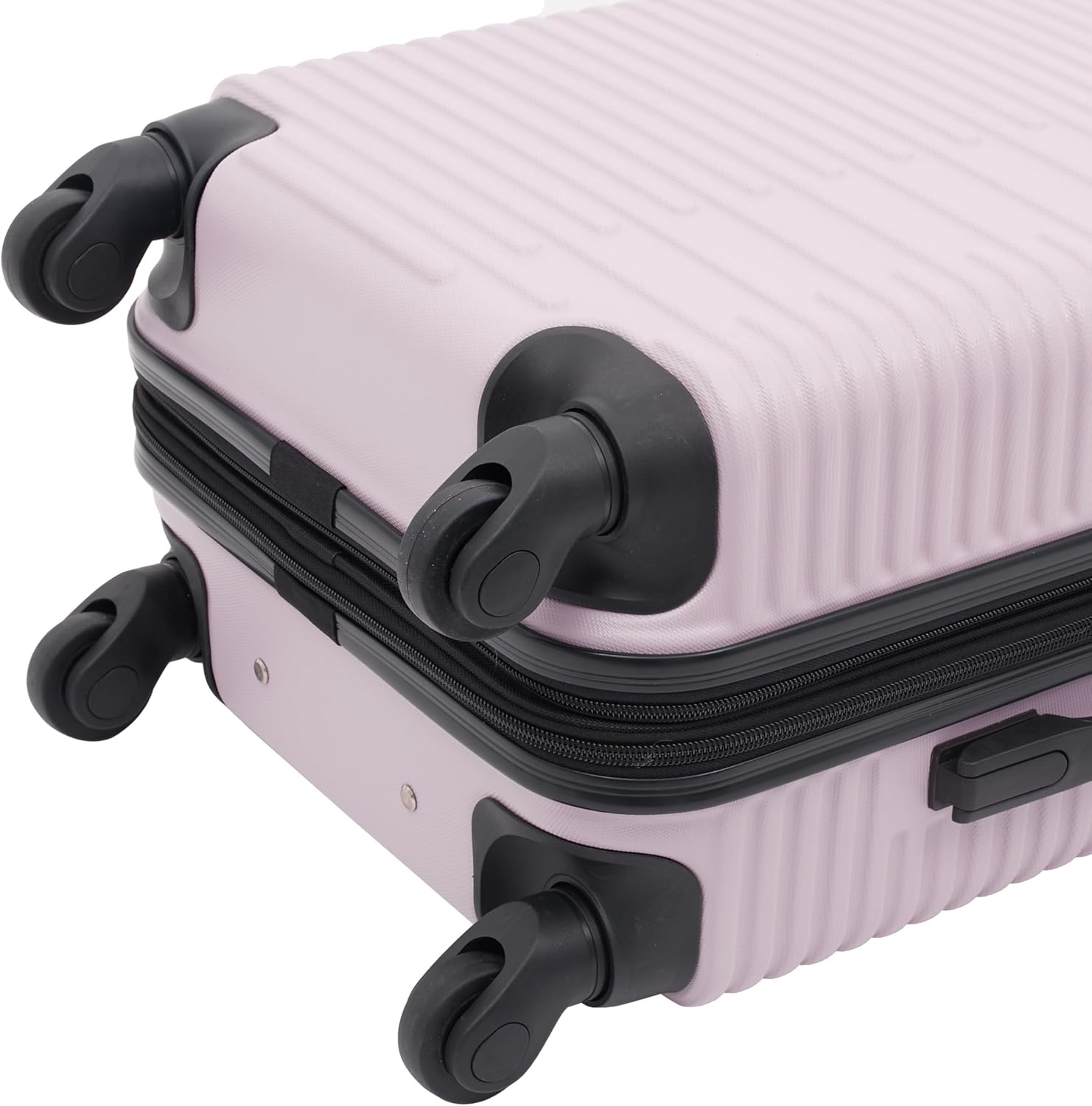 image:imagekensie Womens Hillsboro Luggage amp Travel Bags Set Green Granite 20 CarryOnBurnished Lilac