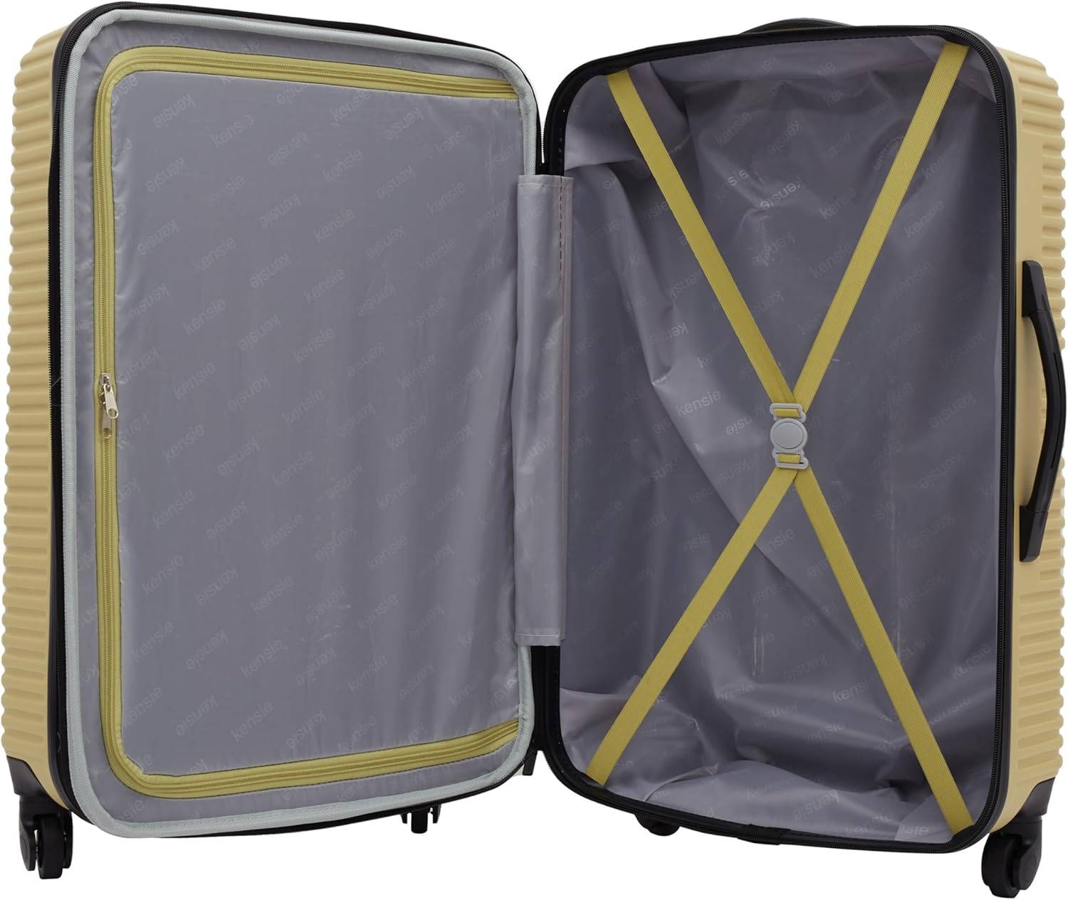 image:imagekensie Womens Hillsboro Luggage amp Travel Bags Set Green Granite 20 CarryOnDried Moss