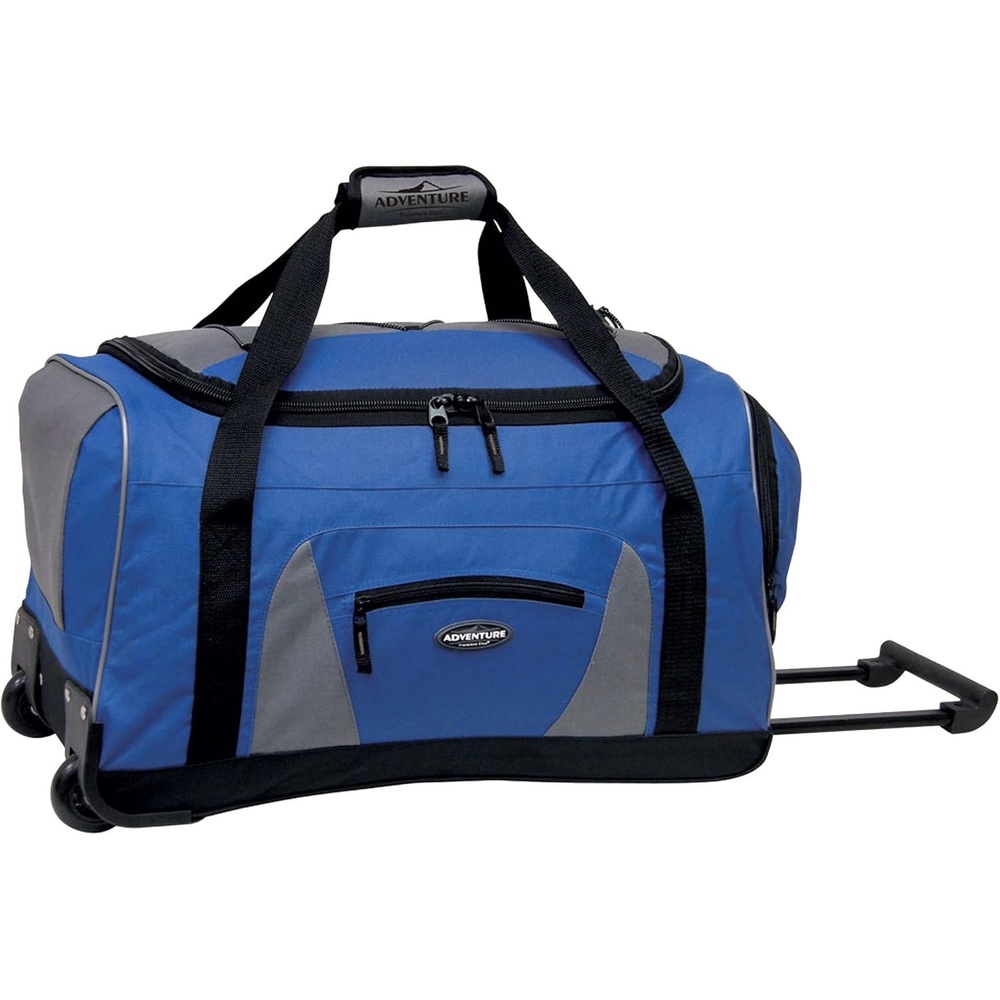 image:imageTravelers Club Adventure Rolling Travel Duffel BagBlue