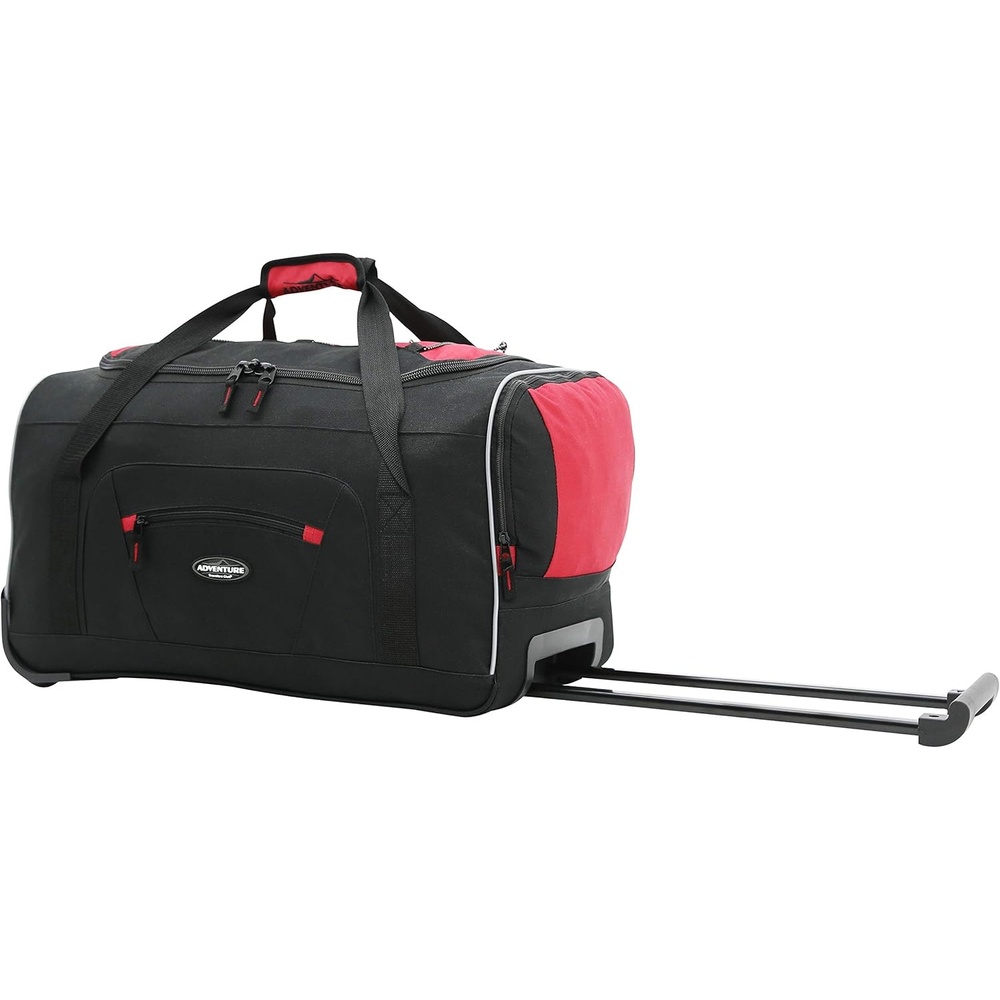 image:imageTravelers Club Adventure Rolling Travel Duffel BagRed