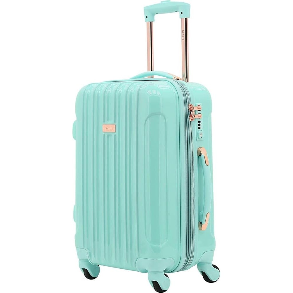 image:imagekensie 20 Alma CarryOn TSALock Spinner Luggage BlackOpal