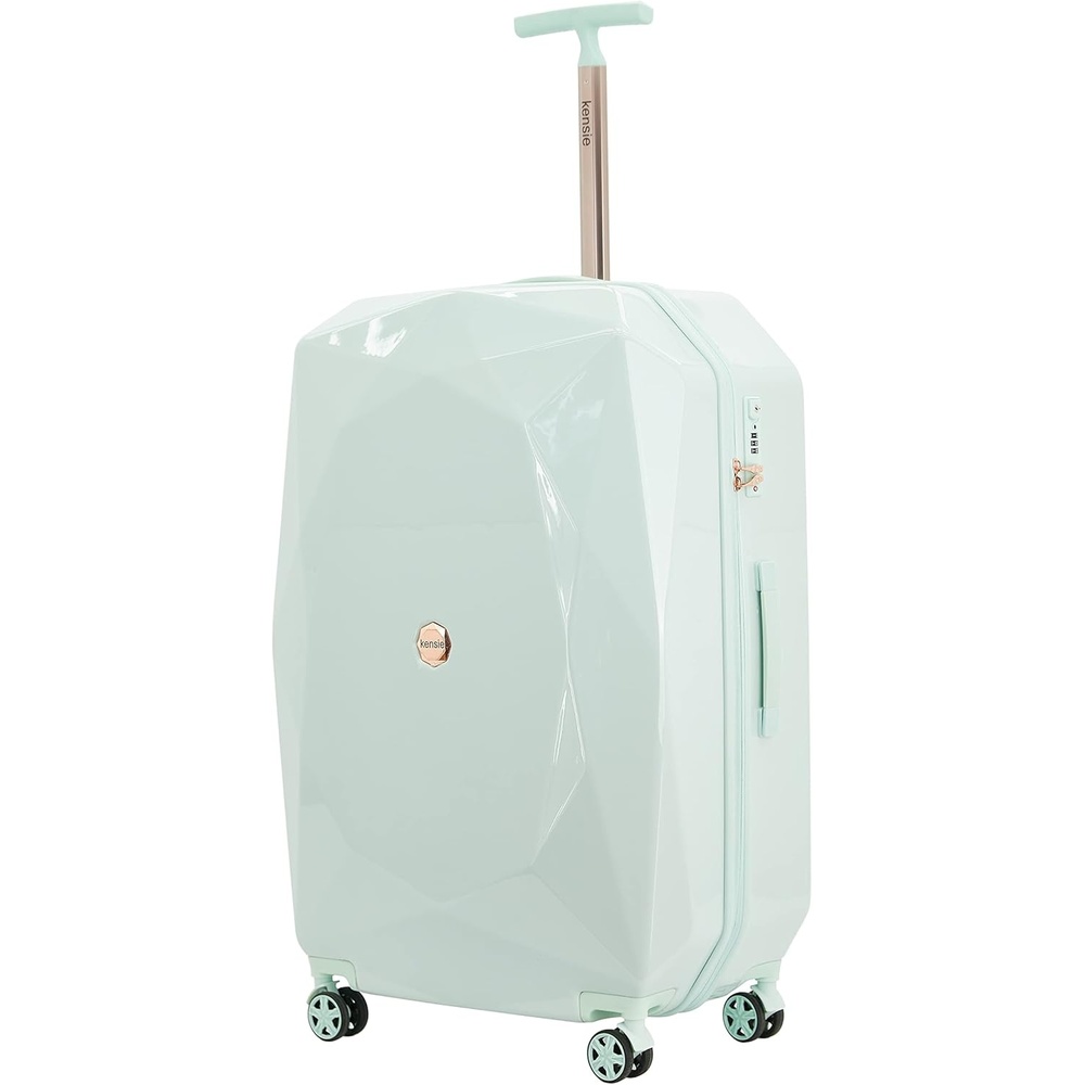 image:imagekensie Womens 2 Piece or 20 3D Gemstone Luggage Set Mint 2 PC 28Mint