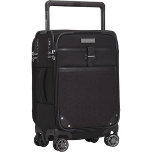 image:imageMampA Dual Opening Wide Trolley CarryOn Luggage Black 22InchBlack