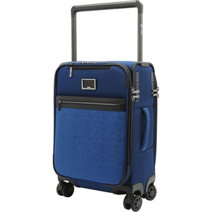 image:imageMampA Dual Opening Wide Trolley CarryOn Luggage Black 22InchNavy Blue