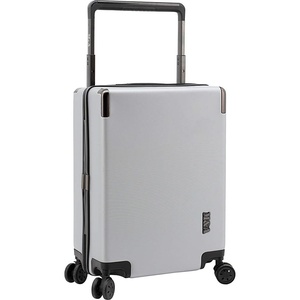 image:imageMampA Lakeside Wide Trolley Spinner Luggage with TSALock Silver 20 Inch CarryOnSilver