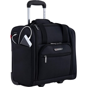 image:imageTPRC 15 Underseat CarryOn Luggage Airline Approved Personal Item with USB Charging Port PurpleBlack
