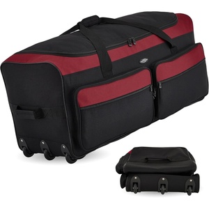 image:imageTravelers Club 36 Asgard 3Wheel Rolling Duffel BagRed