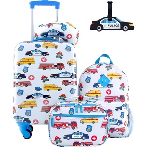 image:imageTravelers Club 5 Piece Kids Luggage Set ButterflyFirst Responders