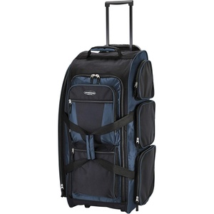image:imageTravelers Club Xpedition 30 Inch MultiPocket Upright Rolling Duffel BagRivera Blue