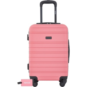 image:imagekensie 22 Peonies Hardside CarryOn Luggage with ID Tag BlackFlowering Ginger