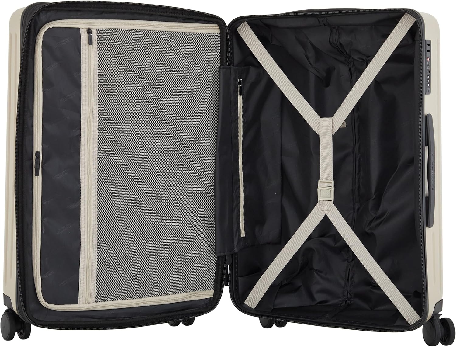 image:imageSCOTCH amp SODA Eindhoven WingOn Expandable Luggage Mystic Blue 3 Piece SetTravertine