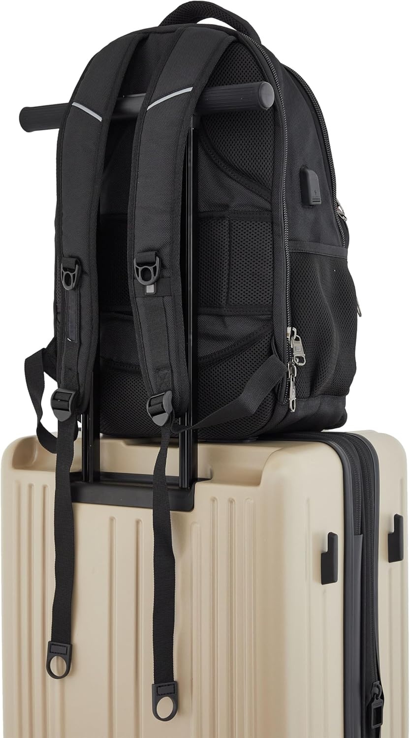 image:imageSCOTCH amp SODA Eindhoven WingOn Expandable Luggage Mystic Blue 3 Piece SetTravertine