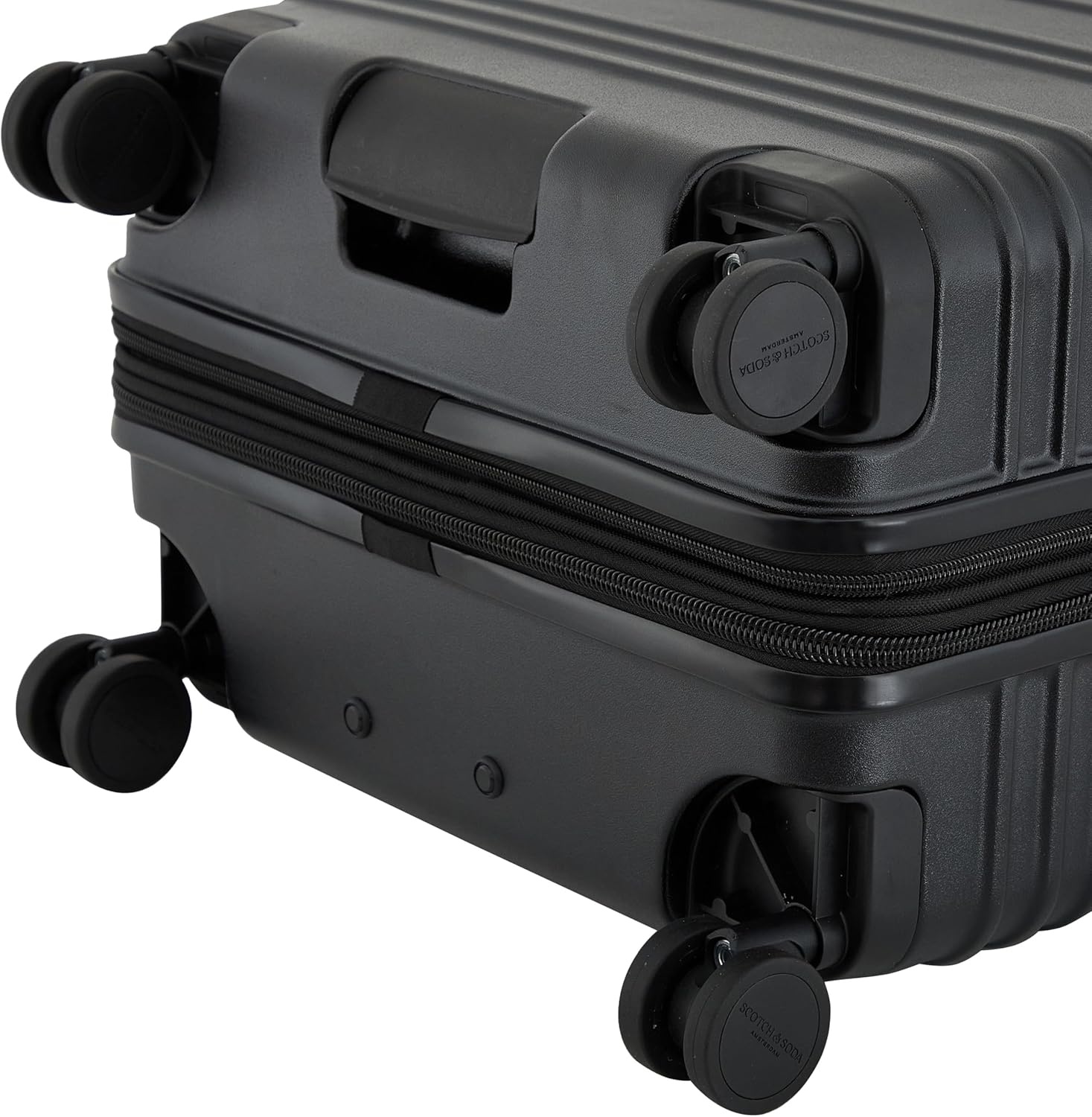 image:imageSCOTCH amp SODA Rotterdam Expandable Hardside Luggage Travertine 3 Piece SetBlack