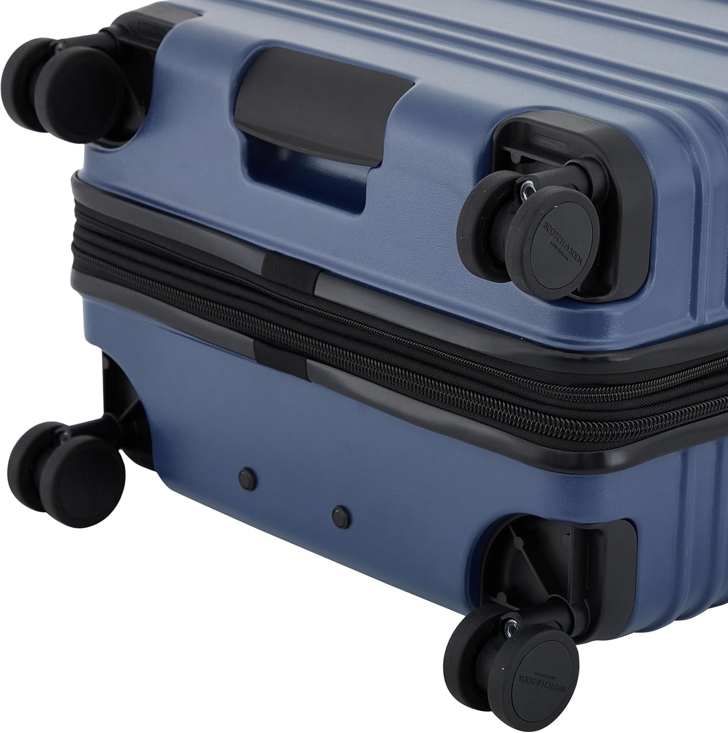 image:imageSCOTCH amp SODA Rotterdam Expandable Hardside Luggage Travertine 3 Piece SetOcean Blue
