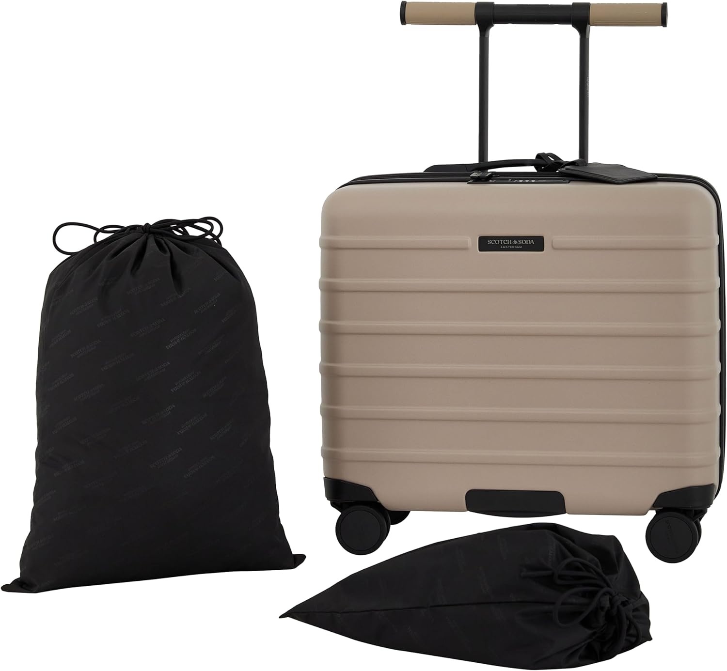 image:imageScotch amp Soda Tilburg Luggage Heritage Blue 24Inch Wide Trunk CheckInPebble